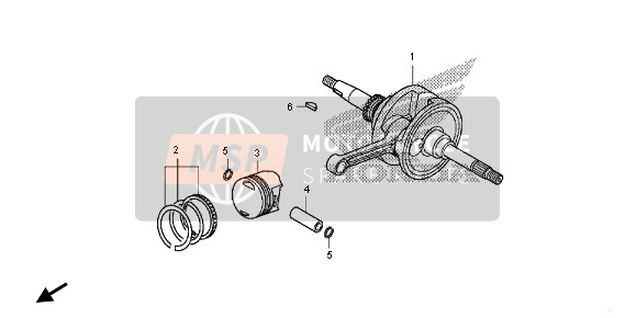 CRANKSHAFT & PISTON